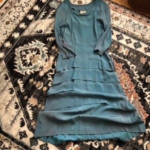 Vintage teal dress
